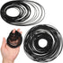 Gtziqa 80Pcs Recorder Rubber Belts Cassette Player Belts Replacement Kit Recorder Repair Maintenance