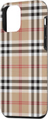 Checkered Plaid Flannel Gingham Pattern Case for iPhone 12 mini