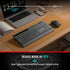 Trueque KM31 Wireless Keyboard and Mouse Combo - Full-Size Quiet Typing with Palm Rest, Phone Holder, Multimedia Keys