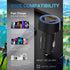 USB C Car Charger Fast Charging - LEXAA TECH 58W Dual Port PD&QC 3.0 Compatible with iPhone 15 14 13 12 Pro Max