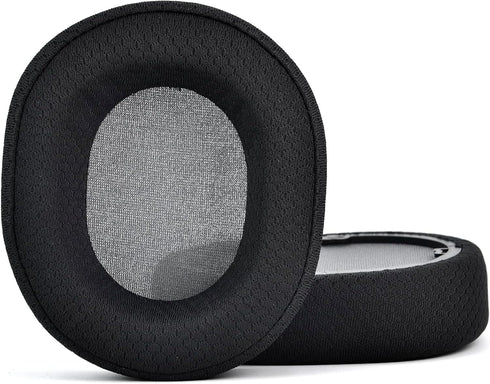 HS65 HS55 Earpads - defean Replacement Ear Pads Cover Cushions Compatible with Corsair HS65 HS55 Surround Gaming Headset,High-Density Noise Cancelling Foam (Black Breathable Fabric)