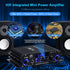 Stereo Audio Amplifier S-288 - 4.0CH Bluetooth 5.0 HiFi Mini Amplifier Receiver RMS 40Wx4, Max 600W, USB, FM, Adapter