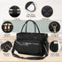 15.6 Inch, Teacher Tote Bag Large Work Tote Bag With Laptop Compartments, Quilted Women Messenger Bag With Shoulder