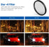 NEEWER 58mm Lens Filter Kit with Mobile Phone Lens Clip, CPL, ND32, 6 Point Star Filter, 4 Graduated Filters for iPhone