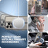TIESZEN iPhone 15 Pro Case - Dark Gray, Magnetic, Magsafe Compatible, 9H Tempered Screen & Privacy Protectors,