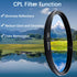 Orizizhic 67MM 16 15 14 13 CPL Filter for All Smartphones, Clip On Phone Filter Kit with Lens Cover and Protect Box