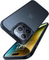 TORRAS iPhone 15 Pro Max Case, Black - Slim, Shockproof, 12FT Military Grade, Translucent Matte Anti-Scratch Cover, 6.7"