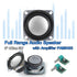 2PCS 2" 4Ohm 3W Full Range Audio Stereo Speaker Round Loudspeaker + 2PCS 3Wx2 DC 5V Class D Digital Amplifier PAM8403 Amp Module for Arduino DIY Replacement