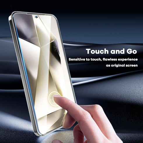 AACL 2 Pack Tempered Glass Screen Protector for Samsung Galaxy S24 - 9H, Bubble Free, Case Friendly, Anti-Scratch,