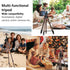 Jishane 71" 6.6 lb Camera Tripod,Lightweight Aluminum Phone Tripod with Wireless Remote, Phone Holder & Carry Bag