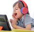 Kids Headphones Wired, Stereo Foldable Tangle-Free 3.5mm Jack Adjustable On-Ear Headphones for Kids/Toddlers/Children/Teens/Boys/Girls/School/Ipad/Tablet/Kindle/Phones/Travel/Plane (Red)