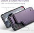 Samsung Galaxy S24 Case with Card Holder, Wallet Case for Women Men with RFID Blocking, Durable Kickstand Shockproof