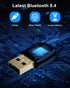 RENGOGA 5.4 20M 11/10/8.1 Bluetooth Dongle - Range USB Adapter for PC, Plug and Play, Supports Laptop Headphones
