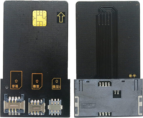 Gialer 4 in 1 smart Card sim Card Adapter for IC Card, SIM