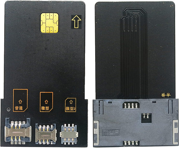 Gialer 4 in 1 smart Card sim Card Adapter for IC Card, SIM
