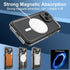 Ezanmull iPhone 15 Waterproof Case, Magnetic with Screen Protector, IP68 Underwater, 15FT Military Dropproof Black