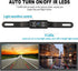 GLK 9 IP69K Car Backup Camera HD Night Vision Rear View Camera License Plate Camera with LED Lights, Font & Rear