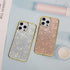 LUVI Fusicase for iPhone 11 Pro, Cute Bling Diamond Case with Rhinestone Crystal, Rose Gold