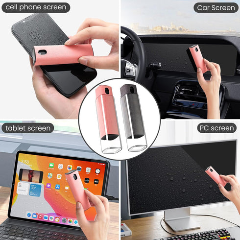 Screen Cleaner Kit | 3 Pcs Two in One Spray and Wipe for Phone/Laptop/Tablet/TV Screens
