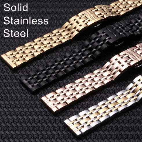 Gheper Stainless Steel Watchband Compatible with Plaud NotePin AI Voice Recorder Metal Protective Bezel Frame Case