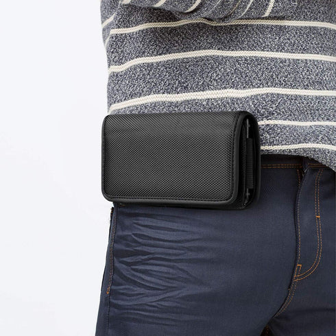 Ranyi MP3 G1 G3 G5 Y1 M3 A02 M4S MP3 Player Holster Case, Protection Nylon Pouch Holster with Belt Loop Clip Carrying