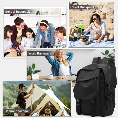 coowoz Daypack Backpack Casual Large upgraded version College Laptop for Men Women Water Resistant Lightweight School