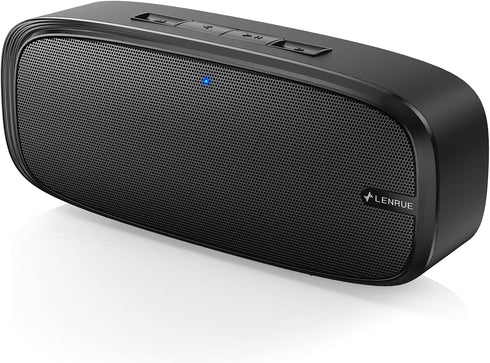 LENRUE Bluetooth Speaker, Wireless Portable Speaker with Loud Stereo Sound, 12-Hour Playtime, Built-in Mic for iPhone,