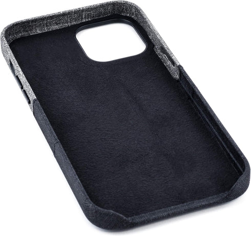 Dockem Wallet Case for iPhone 12 Pro Max - Built-in Metal Plate for Magnetic Mounting & 2 Credit Card Holders, Luxe M2