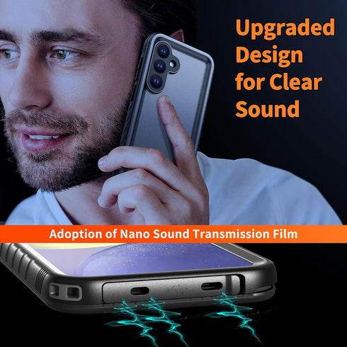 Cozycase Waterproof Case for Samsung Galaxy S24 - 360 Heavy Duty Full Body Protection, Shockproof, Dustproof, IP68 with