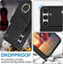 Asuwish Wallet Cover for Samsung Galaxy S24 Plus S24+ 5G, with Tempered Glass Screen Protector, RFID Blocking, Black