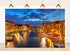 LidyMini 10x7ft Fabric Venice Grand Canal Night Backdrop Historic Palaces Gondolas Light Trails