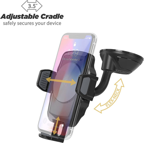 Scosche WDQ2M3-SP1 Stuckup Suction Cup Mount Charger for Phone