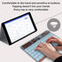Wireless Bluetooth Keyboard, Portable Silent Light Up Rechargeable Mac Keyboard with 7 Colors Backlit for iPad iOS
