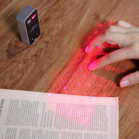 Laser Keyboard, Virtual Wireless Bluetooth Portable Projection Keyboard for Smartphone, PC, Tablet, Laptop