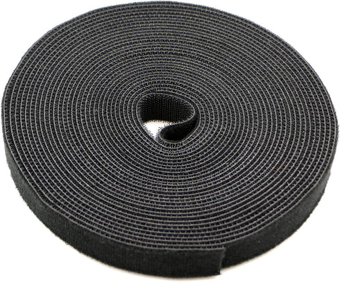 Pasow Fastening Tape Cable Tie Double Side Nylon Power Wire Management, 3/4 Inch, 1 Roll