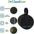 Two Large Black Heavy Duty Marine Wakeboard Tower Pod Speaker Covers for Large Round Boat Speakers