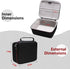 LTGEM Projector Case for AuKing ?M8-F Mini Projector(Inside: 8.4"x7.2"x3.2") - Hard Travel Protective Carrying Case Bag(Case Only)