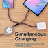 BoxWave D19 MP3 Cable Compatible with RUIZU Bluetooth Player - AllCharge miniSync, Retractable, Portable USB Cable