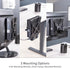 VIVO VESA Mount for Dell OptiPlex Micro CPU, Concealed Monitor Arm Holder with Desk Clamp Option, Black, Mount-DLMM1