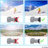 77mm Set of 2 Camera Lens Hoods and 1 Lens Cap, Rubber (Collapsible) + Tulip Flower for Enhanced Photography