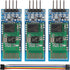 3Pcs HC-06 RS232 4 Pin Wireless Bluetooth Serial RF Transceiver Module Bi-Directional Serial Channel