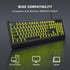 Luzarriba 7 Backlit Computer Keyboards, Wired USB LED Keyboard with Colors Backlight, Plug and Play, Waterproof, Full