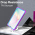 Case for Samsung Galaxy Note 10 Plus with Screen Protector, Full Body Protective Hybrid Dual Layer Case (Purple Light