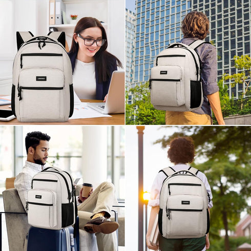 School Backpacks for Teens, Laptop Backpack with USB Charging Port, 15.6 Inch Water Resistant Mochila for Work, College