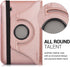 kwmobile Rotating Case for Samsung Galaxy Tab 2 7.0 P3110 / P3100, PU Leather Cover with Stand - Rose Gold