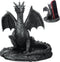 Relaxweex Gothic Dragon Cell Phone Holder Resin Gothic Standing Guardian Dragon Cell Phone