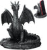 Relaxweex Gothic Dragon Cell Phone Holder Resin Gothic Standing Guardian Dragon Cell Phone
