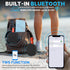 PyleUsa Portable Bluetooth Mini Loud Speaker, TWS Stereo, Strong Bass, IPX7 Waterproof, Supports Micro SD/TF/AUX for
