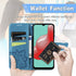Galaxy A32 5G Case, PU Leather Wallet Flip Protective Phone Case with Wrist Strap and Card Slots for Samsung Galaxy A32