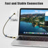 USB C to Ethernet Adapter Cable 15 FT, Upgrade USB-C to RJ45 Cable, Gold-Plated, Nylon Braided, for MacBook Pro/Air